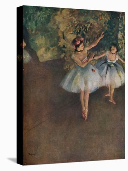 'Two Ballet Dancers on the Stage (Deux Danseuses Sur La Scene)', 1874 (1946)-Edgar Degas-Premier Image Canvas