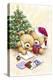 Two Bears with Christmas Cards-MAKIKO-Premier Image Canvas