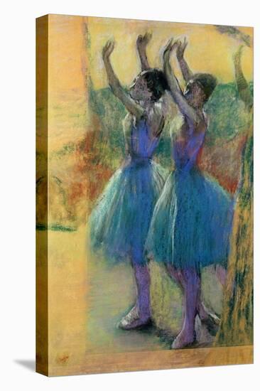 Two Blue Dancers-Edgar Degas-Premier Image Canvas