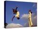 Two Boys Practice Capoeira, the Brazilian Martial Art-Camilla Watson-Premier Image Canvas