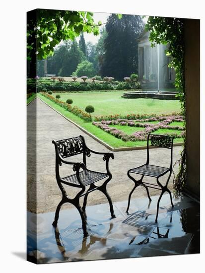 Two Cast-Iron Chairs Designed by Schinkel-Karl Friedrich Schinkel-Premier Image Canvas