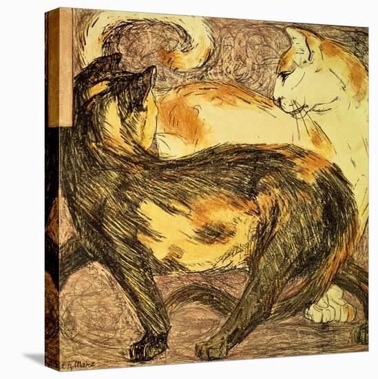 Two Cats-Franz Marc-Premier Image Canvas