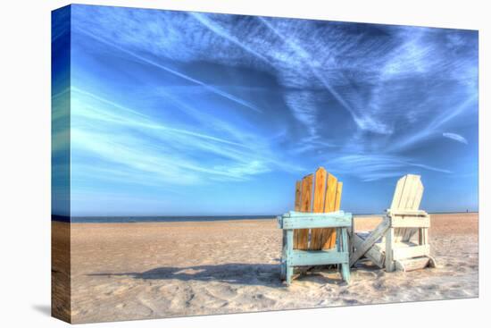 Two Chairs on the Beach-Robert Goldwitz-Premier Image Canvas