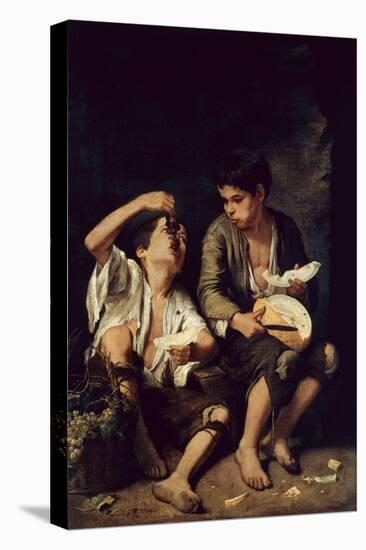 Two Children Eating a Melon and Grapes, 1650-Bartolome Esteban Murillo-Premier Image Canvas