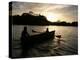 Two Children Sail in the Cocibolca Lake, Managua, Nicaragua-Esteban Felix-Premier Image Canvas