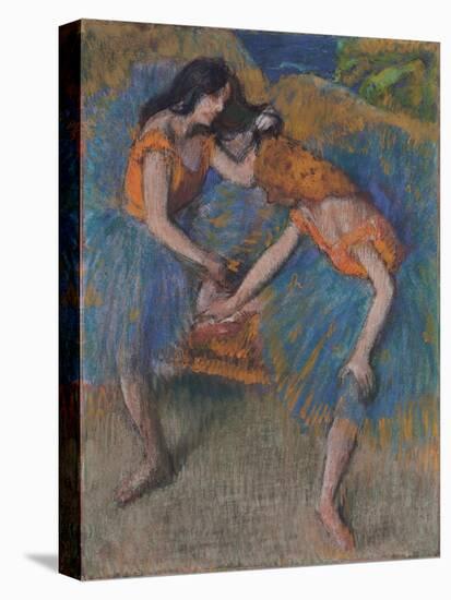 Two Dancers with Yellow Corsages, C.1902-Edgar Degas-Premier Image Canvas