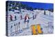 Two deckchairs, Val Gardena,Italy,2108-Andrew Macara-Premier Image Canvas