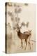 Two Deer, Pine and Moon-Koson Ohara-Premier Image Canvas