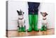 Two Dogs and Owner-Javier Brosch-Premier Image Canvas