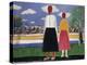 Two Figures in a Landscape-Kasimir Malevich-Premier Image Canvas