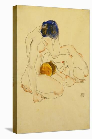 Two Friends, 1912-Egon Schiele-Premier Image Canvas