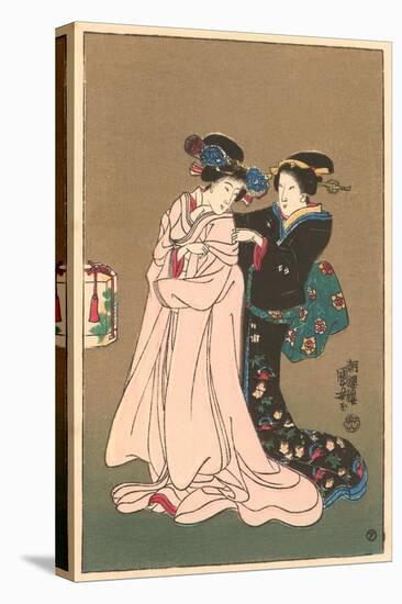 Two Geishas-null-Stretched Canvas