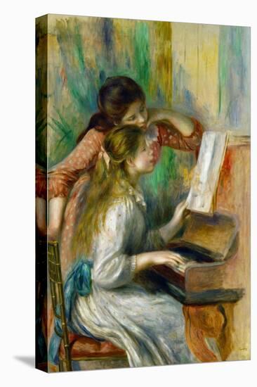 Two Girls at the Piano, 1892-Pierre-Auguste Renoir-Premier Image Canvas