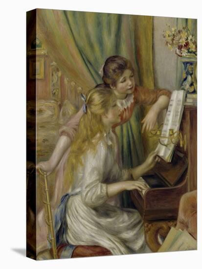 Two Girls at the Piano, c.1892-Pierre-Auguste Renoir-Premier Image Canvas