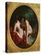 Two Girls Bathing (Oil on Panel)-William Etty-Premier Image Canvas