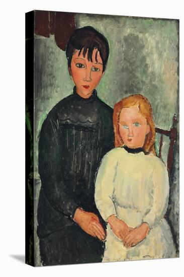 Two Girls; Les deux filles, 1918-Amedeo Modigliani-Premier Image Canvas