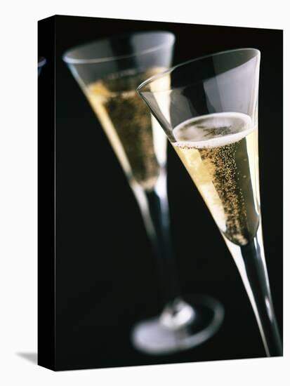 Two glasses of champagne-null-Premier Image Canvas