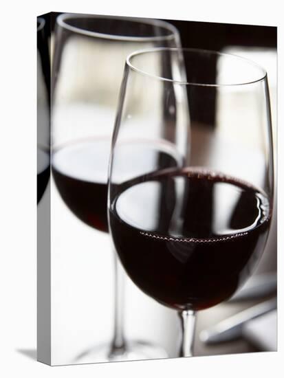 Two Glasses of Red Wine-null-Premier Image Canvas