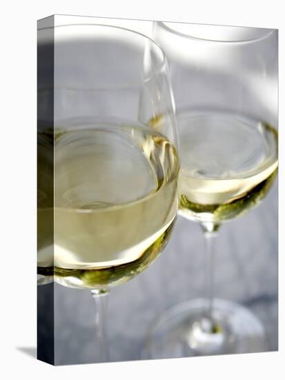 Two Glasses of White Wine-Katano Nicole-Stretched Canvas