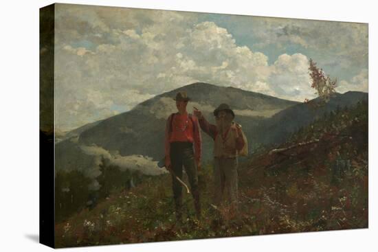 Two Guides, 1877 (Oil on Canvas)-Winslow Homer-Premier Image Canvas