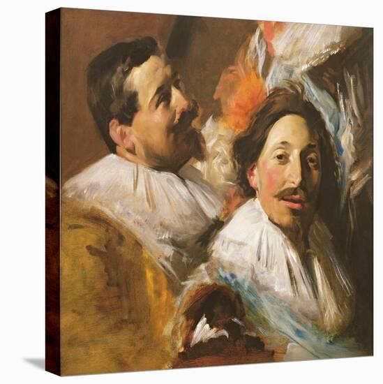 Two Heads from the Banquet of the Officers, 1880-John Singer Sargent-Premier Image Canvas