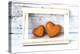 Two Hearts Made of Stone in Picture Frame-Uwe Merkel-Premier Image Canvas