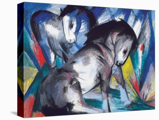 Two Horses, 1913-Franz Marc-Premier Image Canvas