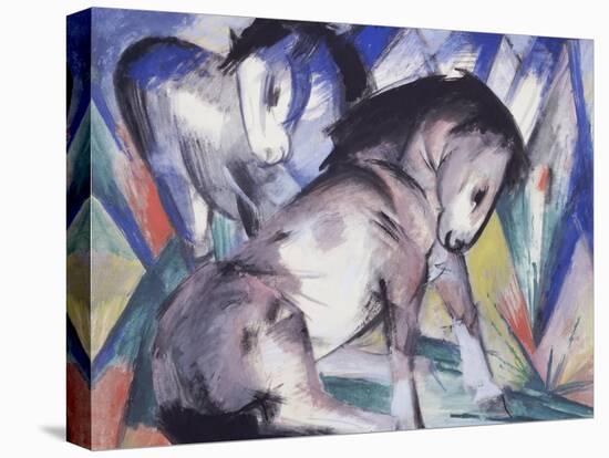 Two Horses, 1913-Franz Marc-Premier Image Canvas