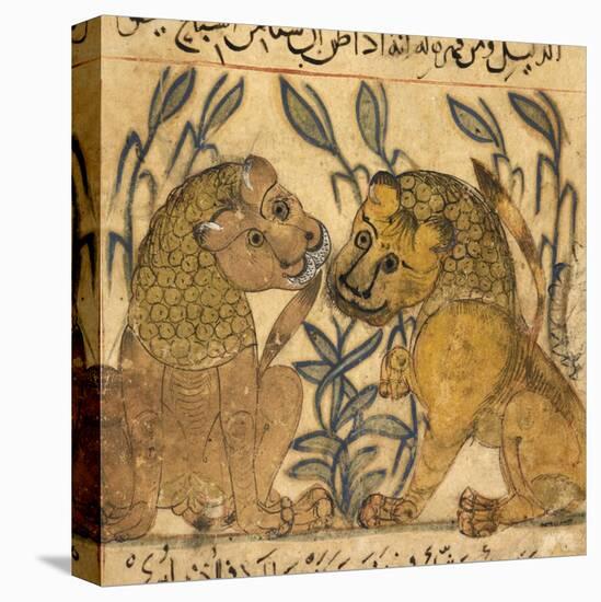 Two Lions-Aristotle ibn Bakhtishu-Premier Image Canvas