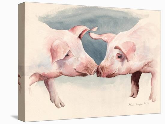 Two Little Piggies, 2012-Alison Cooper-Premier Image Canvas