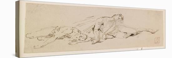 Two Male Figures (Study for the Resurrection)-Giuseppe Bernardino Bison-Premier Image Canvas