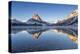Two Medicine Lake in Winter, Glacier National Park, Montana, USA-Chuck Haney-Premier Image Canvas