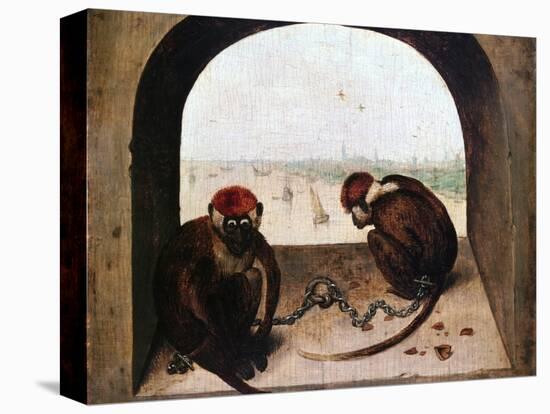 Two Monkeys, 1562-Pieter Bruegel the Elder-Premier Image Canvas