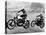 Two Motorcyclists Taking Part in Motocross at Brands Hatch, Kent-null-Premier Image Canvas
