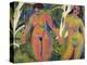 Two Naked Women in a Wood; Zwei Nackte Frauen Im Wald-Ernst Ludwig Kirchner-Premier Image Canvas