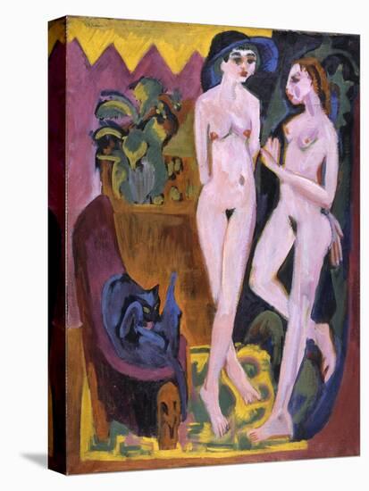 Two Nudes in a Room, 1914-Ernst Ludwig Kirchner-Premier Image Canvas