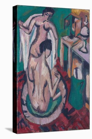 Two Nudes in a Shallow Tub, C. 1912/1913-1920-Ernst Ludwig Kirchner-Premier Image Canvas