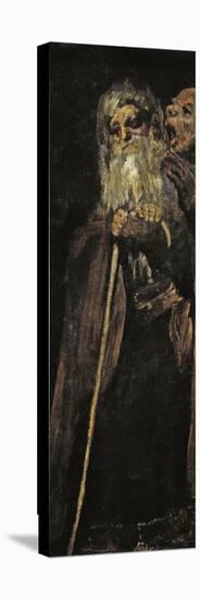 Two Old Men (Two Monk)-Francisco de Goya-Premier Image Canvas