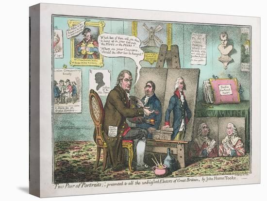 Two Pairs of Portraits-James Gillray-Premier Image Canvas