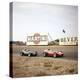 Two Racing Cars Taking a Bend, Dutch Grand Prix, Zandvoort, Holland, 1959-null-Premier Image Canvas