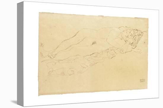 Two Reclining Nudes, c.1913-Gustav Klimt-Premier Image Canvas
