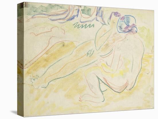 Two Reclining Nudes-Ernst Ludwig Kirchner-Premier Image Canvas