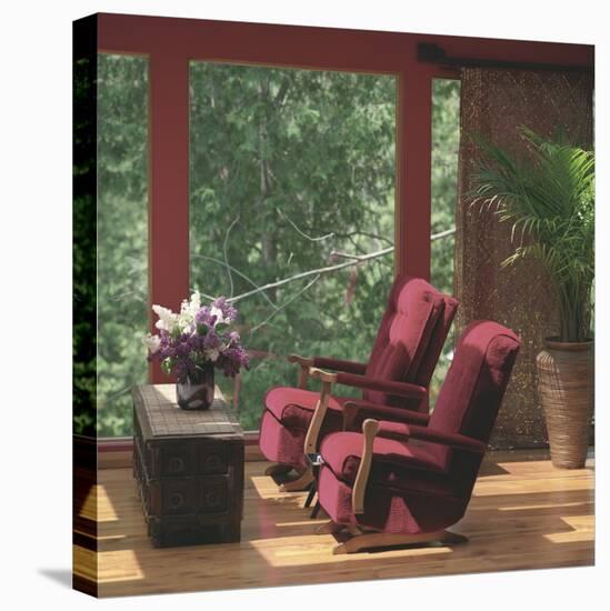 Two Red Chairs-null-Premier Image Canvas