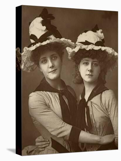 Two Roses'; Maude Millett and Annie Hughes, British Actresses, 1888-W&d Downey-Premier Image Canvas