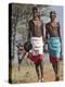 Two Samburu Warrior of Northern Kenya in All their Finery;-Nigel Pavitt-Premier Image Canvas