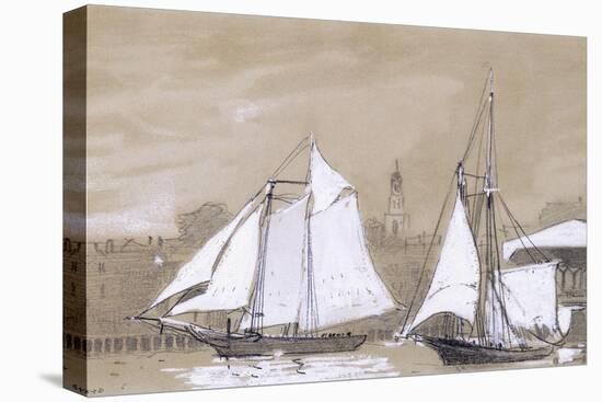 Two Schooners, 1880-Winslow Homer-Premier Image Canvas