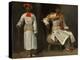 Two Studies of an Indian from Calcutta, C. 1823-24 (Oil on Canvas)-Ferdinand Victor Eugene Delacroix-Premier Image Canvas