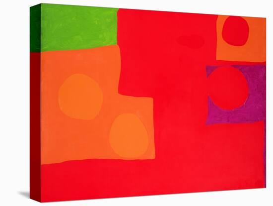 Two Vermillions, Green and Purple in Red: March 1965-Patrick Heron-Premier Image Canvas