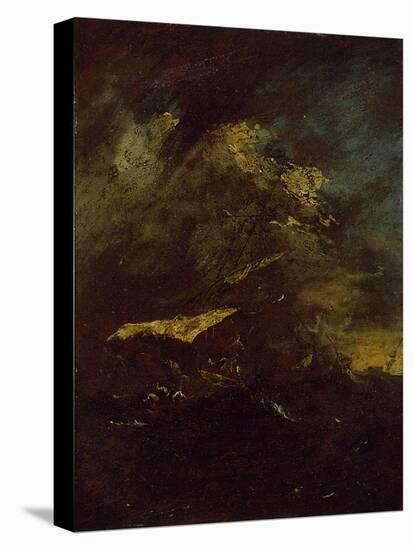 Two Vessels in a Storm-Francesco Guardi-Premier Image Canvas