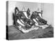 Two Well Decorated Roasted Pigs Heads in Australia, Ca. 1955.-Kirn Vintage Stock-Premier Image Canvas